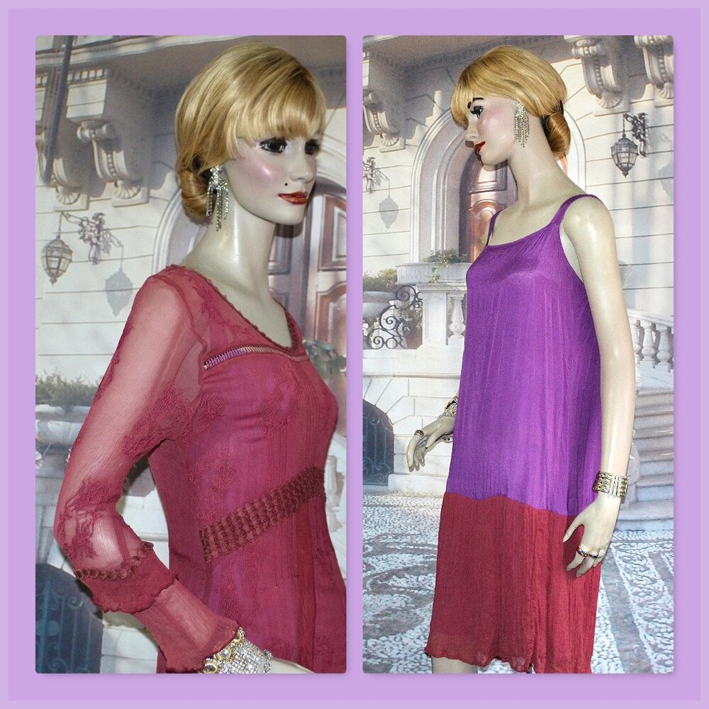 Nataya Age of Love Cocktail Dress Size 6 Rose Designer 2-Piece Edwardian Formal